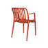 Mante Tuinstoelen Armleuning Kunststof Terra/ Rood