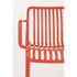 Mante Tuinstoelen Armleuning Kunststof Terra/ Rood
