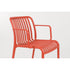 Mante Tuinstoelen Armleuning Kunststof Terra/ Rood