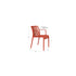 Mante Tuinstoelen Armleuning Kunststof Terra/ Rood