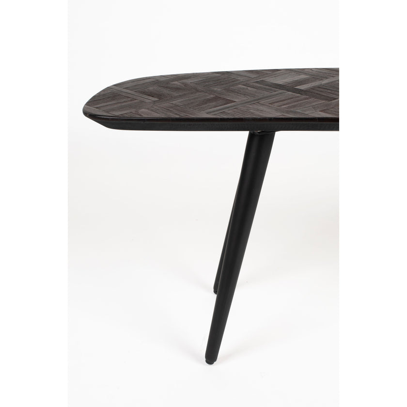 Webster Bankje/ Eettafelbankje Hout Zwart