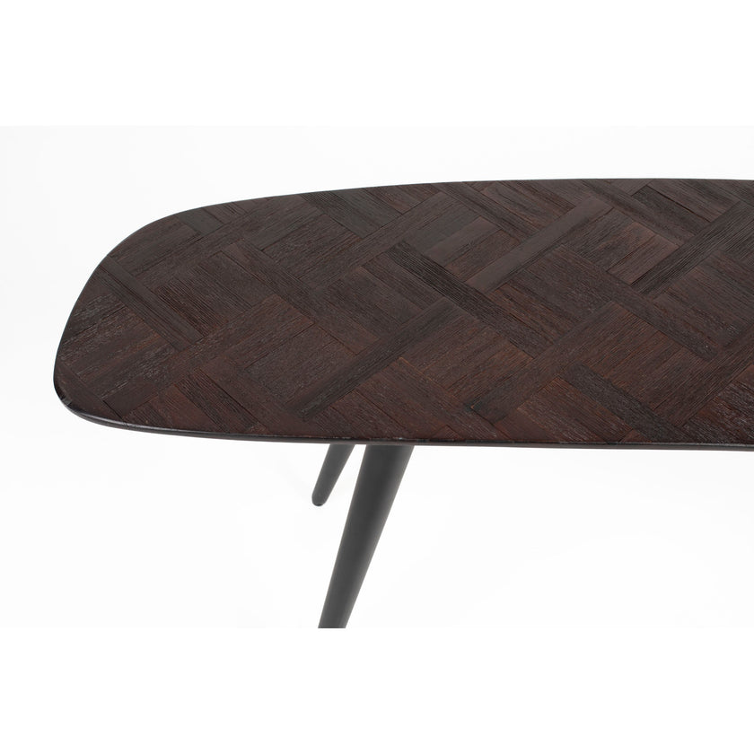 Webster Bankje/ Eettafelbankje Hout Zwart