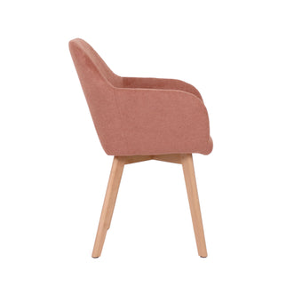 Yala Eetkamerstoel Oud roze