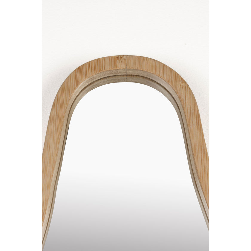 Zem Spiegel/ Wandspiegel Organisch Bamboehout 150x40 cm