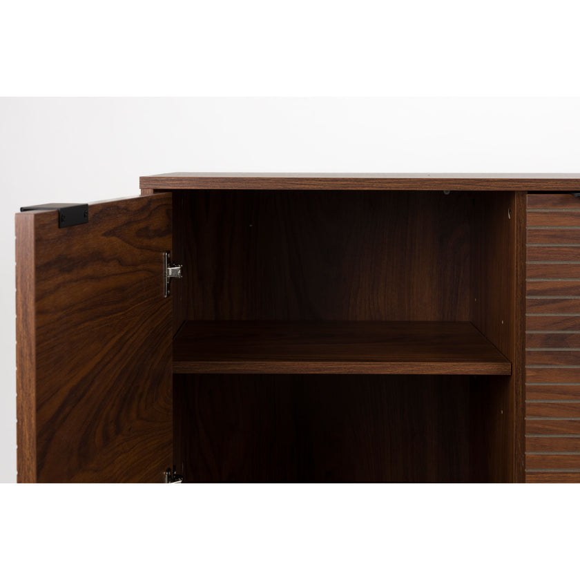 Flux Dressoir Hoog Walnoot