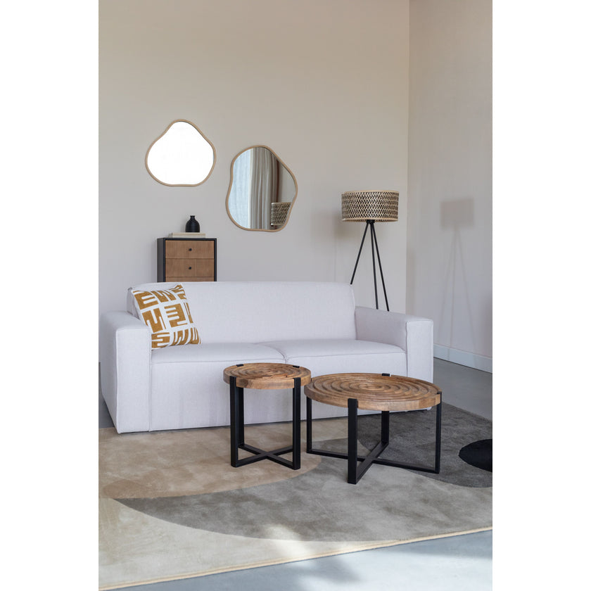 Buz Bijzettafel Rond 40 cm Mangohout