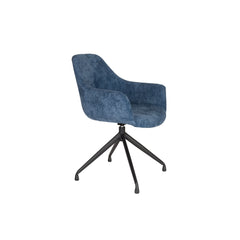 Wiz Eetkamerstoel Draaibaar Blauw