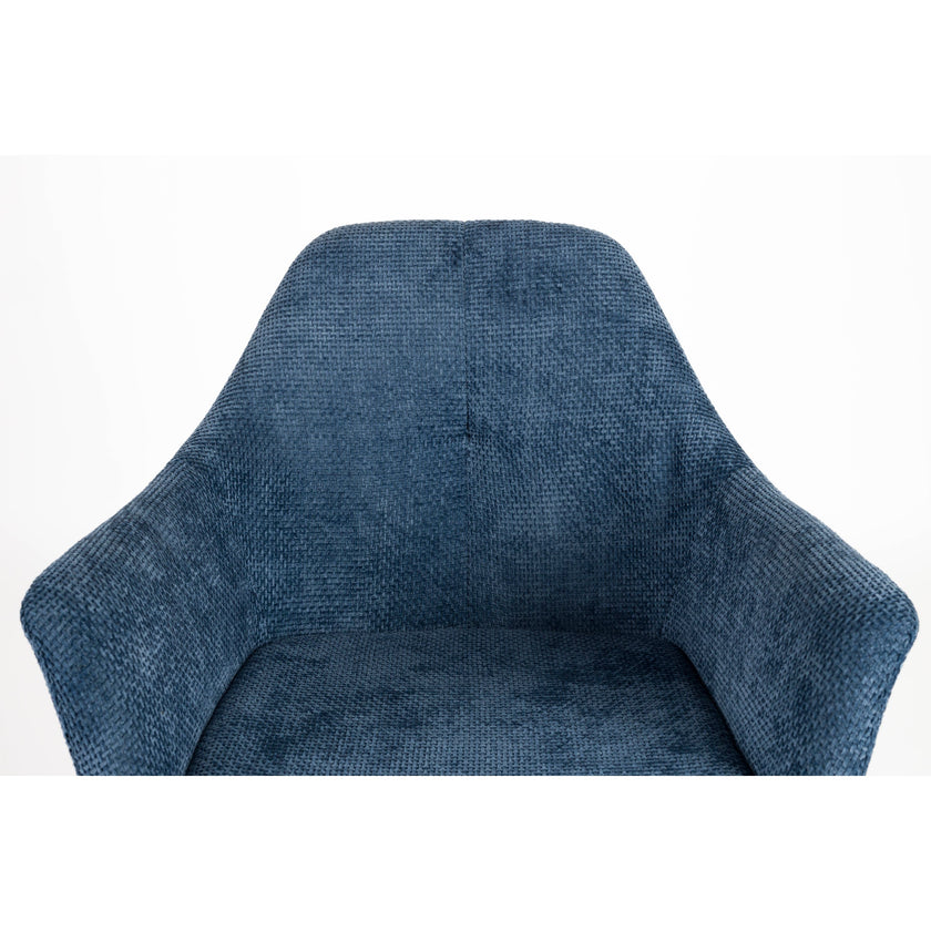 Wiz Eetkamerstoel Draaibaar Blauw