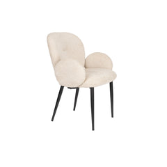 Alaz Eetkamerstoel met armleuning Off-white