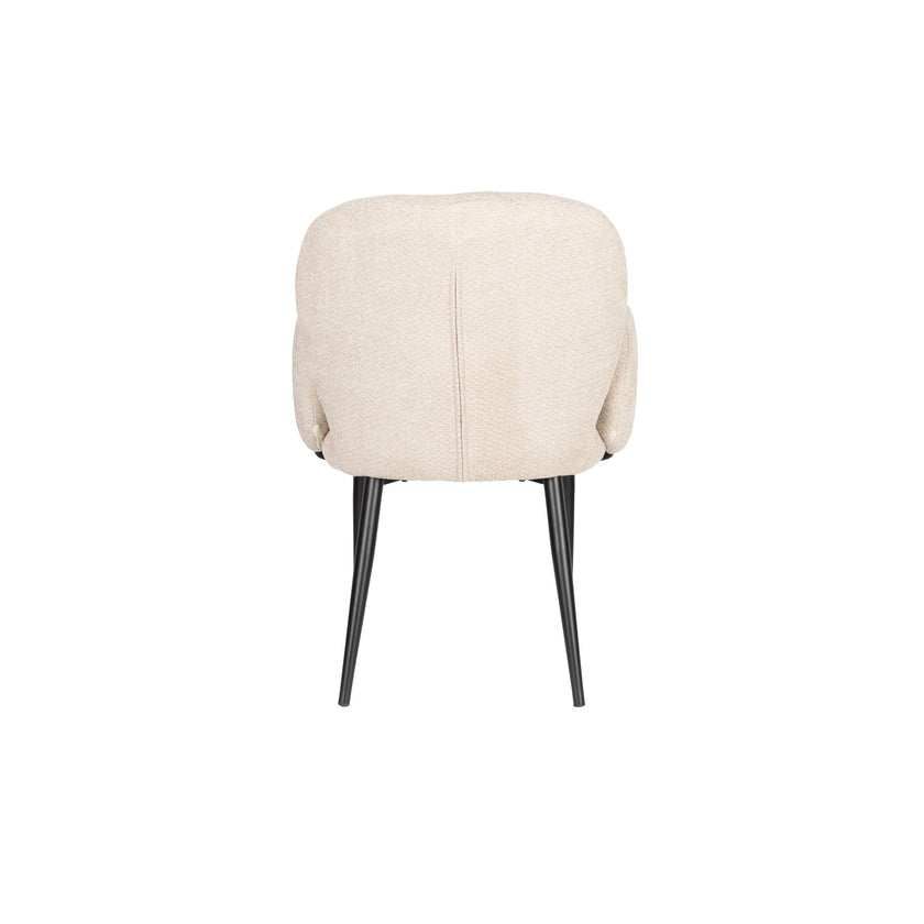 Alaz Eetkamerstoel met armleuning Off-white