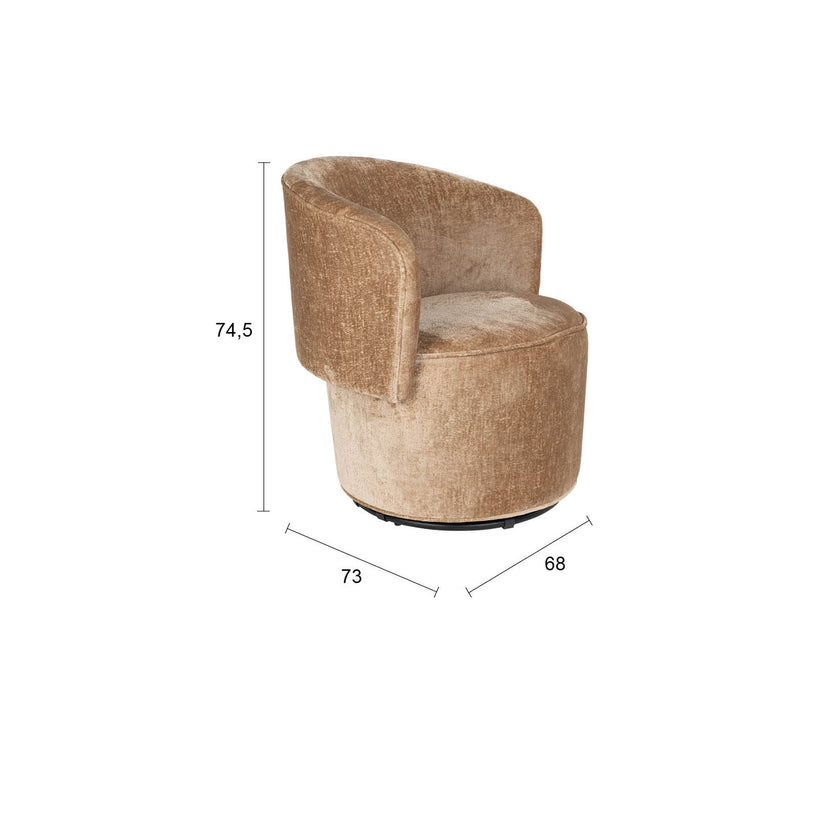 Fold Fauteuil Bruin