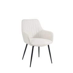 Maud Eetkamerstoel met armleuning Off-White