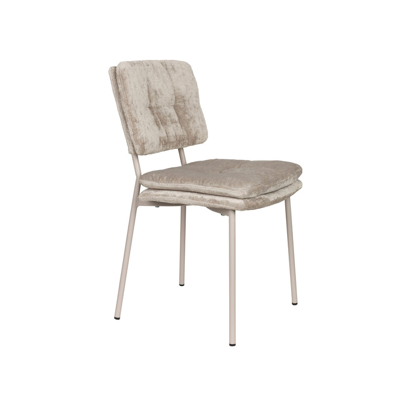 Franck Eetkamerstoel Velours Beige