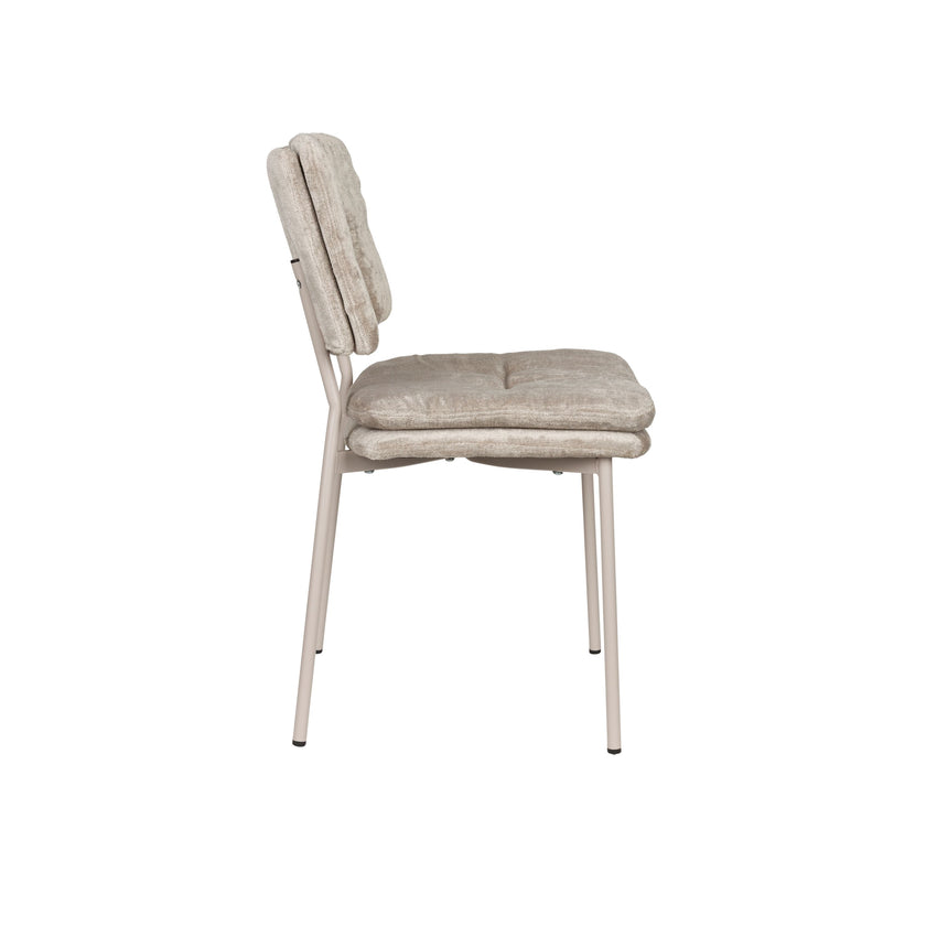 Franck Eetkamerstoel Velours Beige