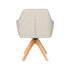 Pete Eetkamerstoel Draaibaar Hout Off-White