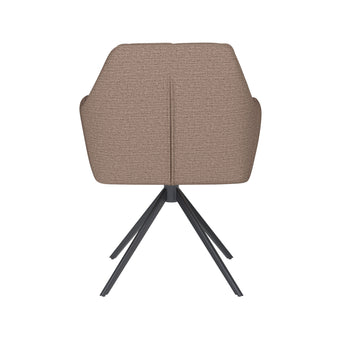 Pete Eetkamerstoel Metaal Taupe
