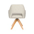 Mos Eetkamerstoel Draaibaar Hout Off-White