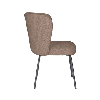Stan Eetkamerstoel Metaal Taupe