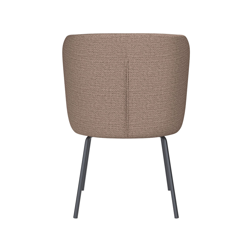Stan Eetkamerstoel Metaal Taupe