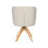 Stan Eetkamerstoel Draaibaar Hout Off-White