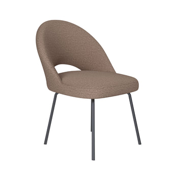 Mick Eetkamerstoel Metaal Taupe