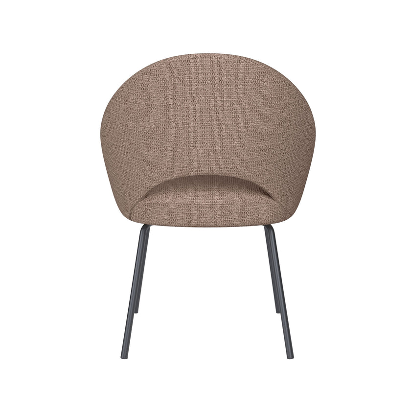 Mick Eetkamerstoel Metaal Taupe