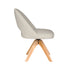 Mick Eetkamerstoel Draaibaar Hout Off-White