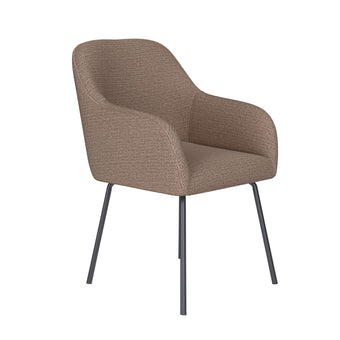 Otis Eetkamerstoel Metaal Taupe
