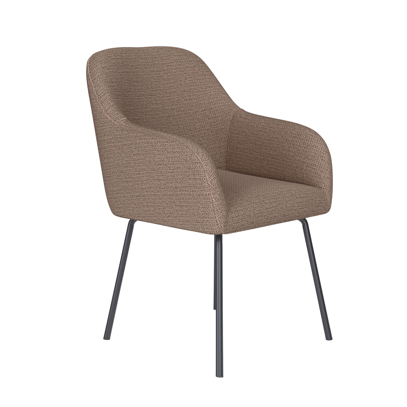 Otis Eetkamerstoel Metaal Taupe