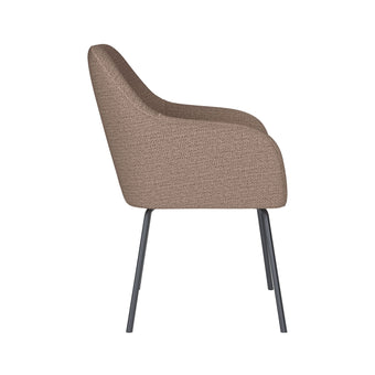 Otis Eetkamerstoel Metaal Taupe