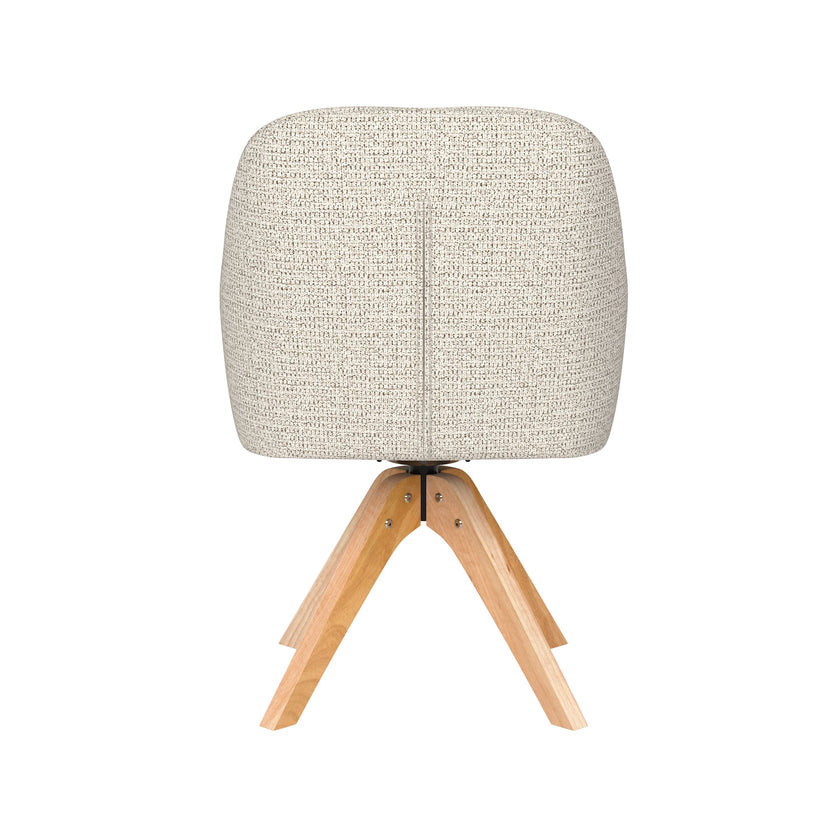 Otis Eetkamerstoel Draaibaar Hout Off-White