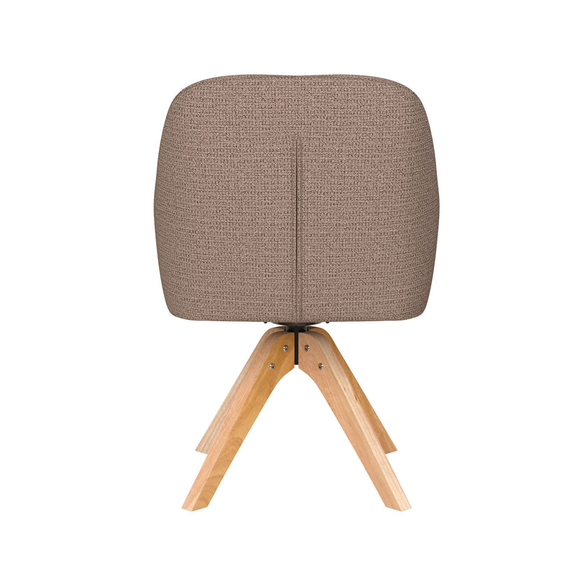 Otis Eetkamerstoel Draaibaar Hout Taupe