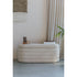 Zuma bankje Bouclé Wit/ Beige