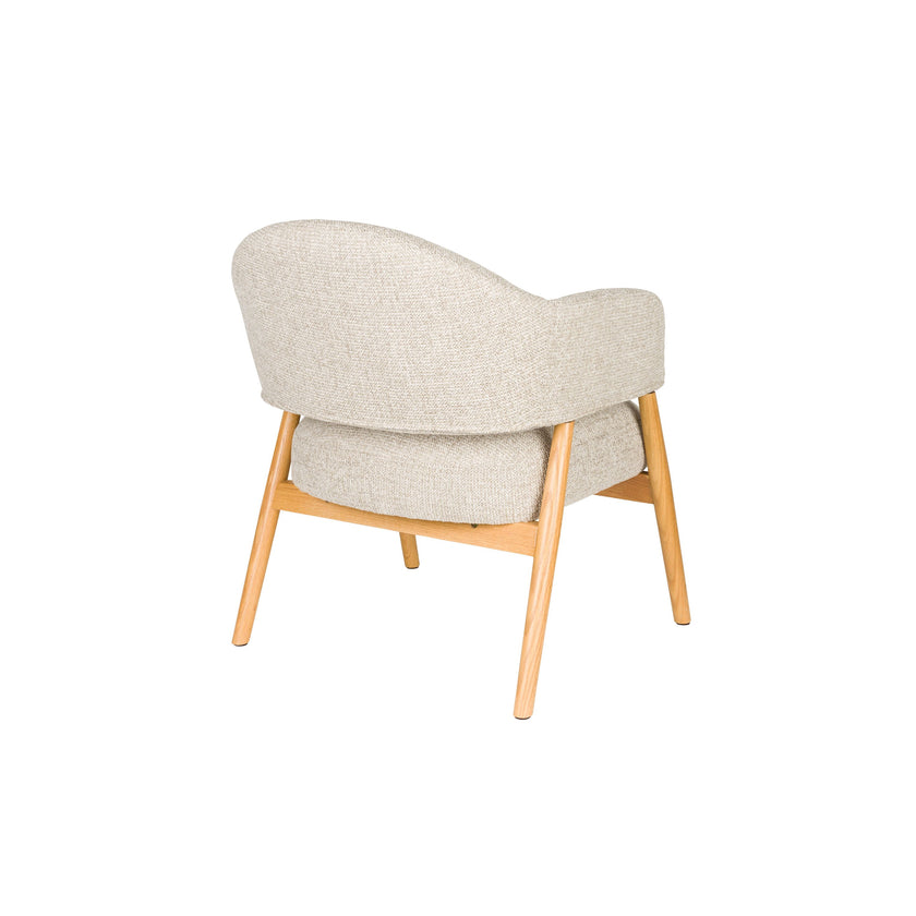 Indy Fauteuil met armleuning lichtbruin/ Beige