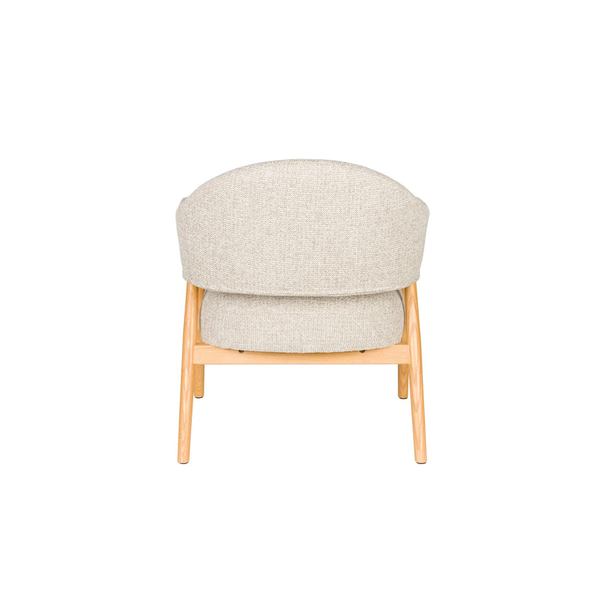 Indy Fauteuil met armleuning lichtbruin/ Beige