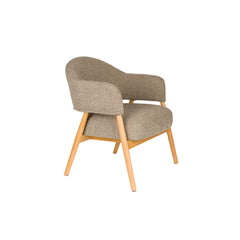 Indy Fauteuil met armleuning Donker bruin/ donker Beige