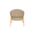 Indy Fauteuil met armleuning Donker bruin/ donker Beige
