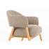 Indy Fauteuil met armleuning Donker bruin/ donker Beige