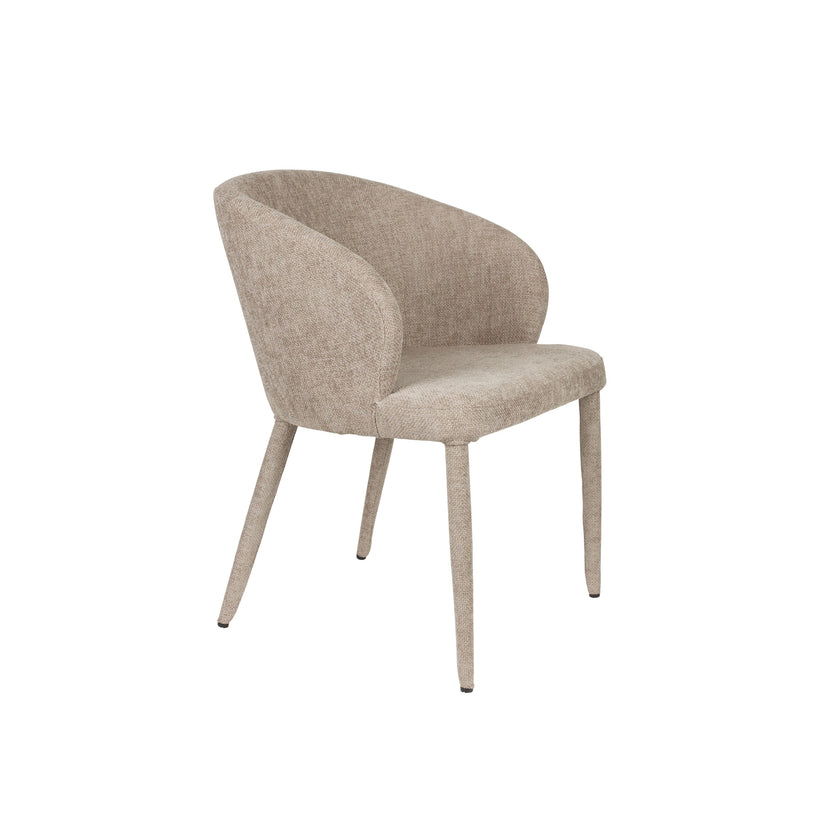 Tamsin Eetkamerstoel Gestoffeerd Beige