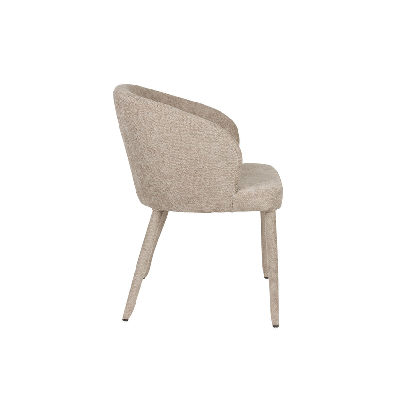 Tamsin Eetkamerstoel Gestoffeerd Beige