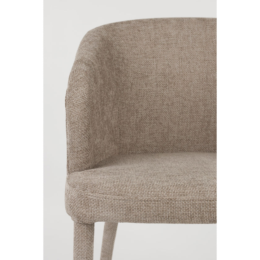 Tamsin Eetkamerstoel Gestoffeerd Beige