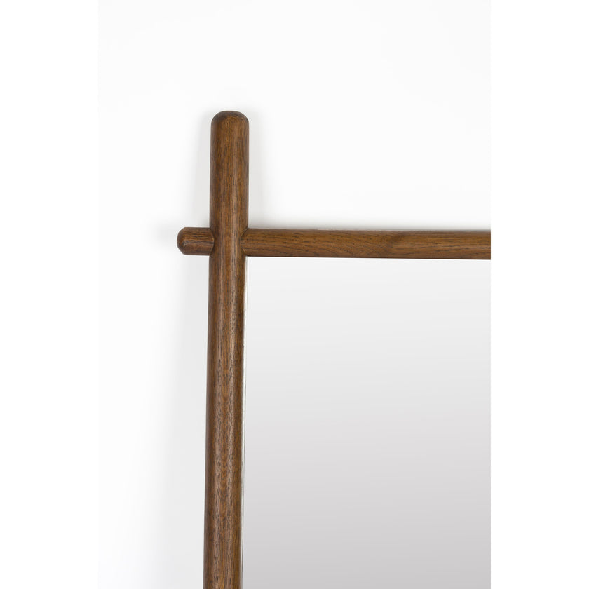 Solene Spiegel/ Passpiegel Staand Hout Donker