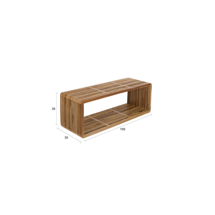 Djia Salontafel Rechthoekig Teak Hout