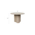 Ces Eettafel Rond 120 cm Beige