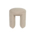 Noxx Kruk/ Poef Teddy stof Beige