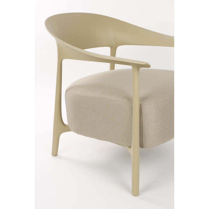 Vita Lounge stoel/ Tuinstoel Beige