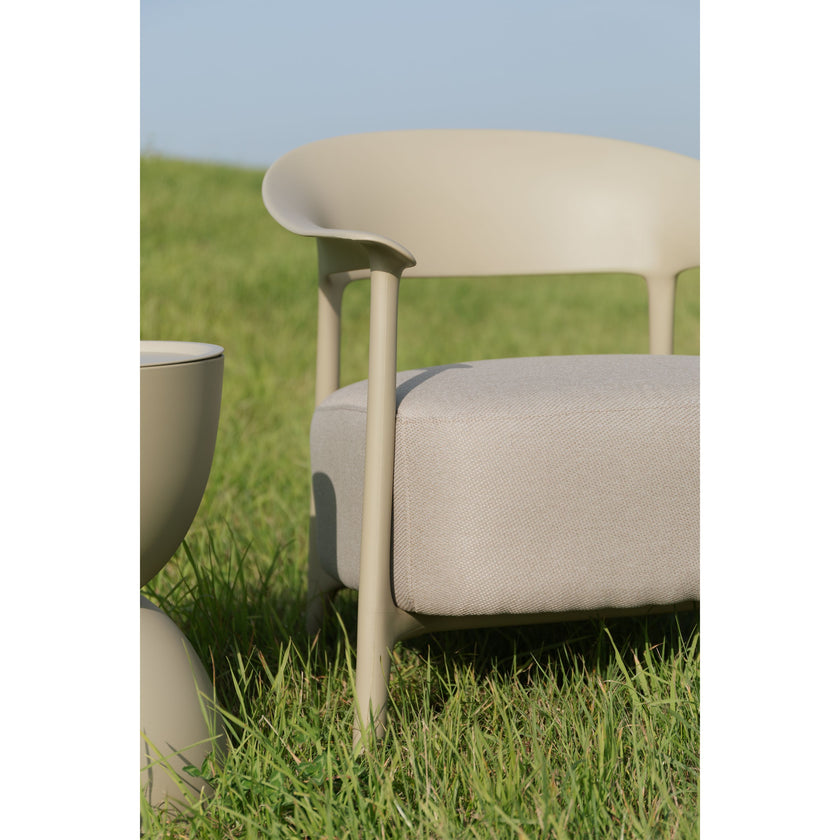 Vita Lounge stoel/ Tuinstoel Beige