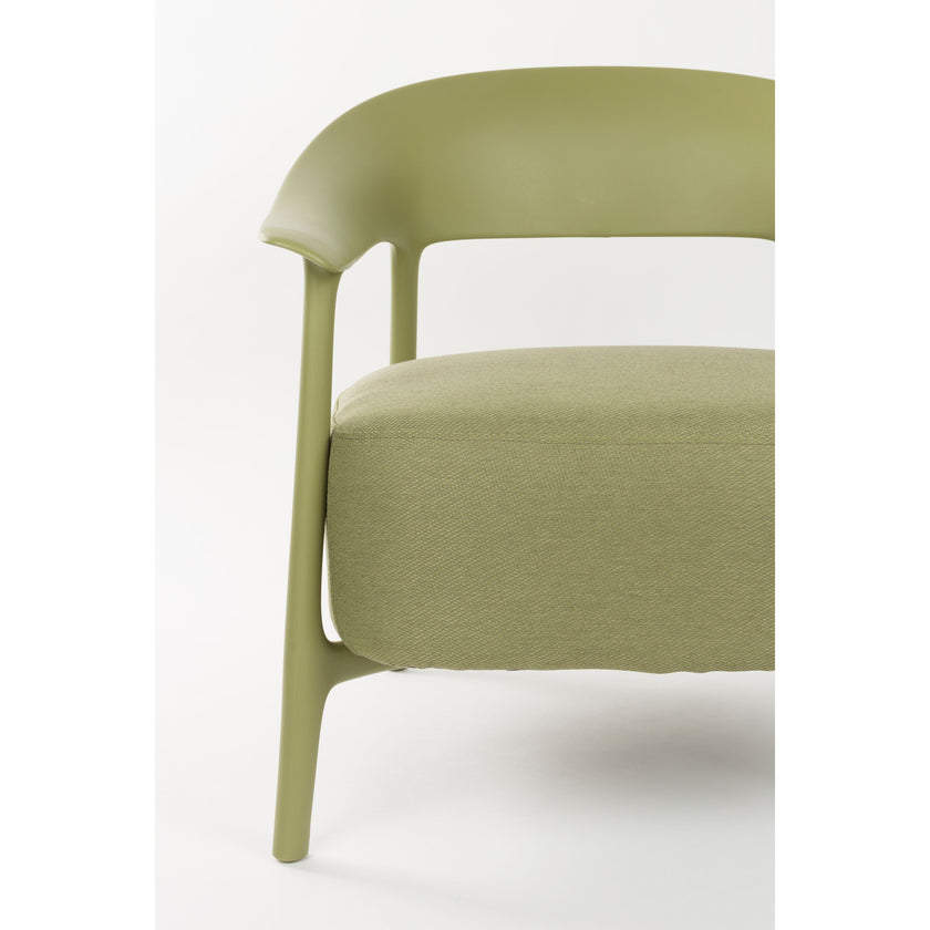 Vita Lounge stoel/ Tuinstoel Groen
