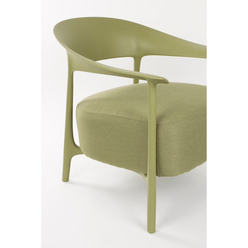 Vita Lounge stoel/ Tuinstoel Groen