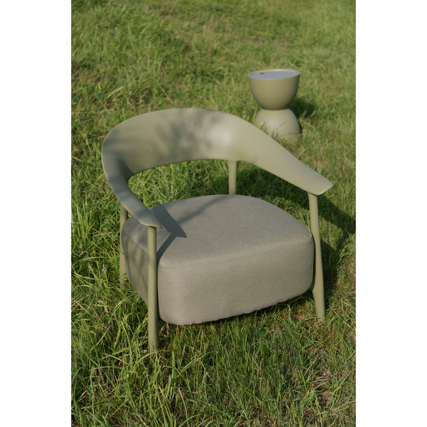 Vita Lounge stoel/ Tuinstoel Groen